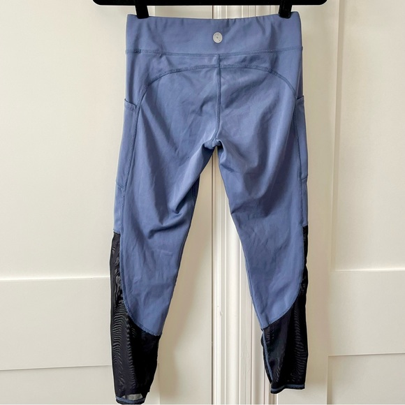 Threads 4 Thought ReActive Mesh Panel Legging Indigo Sz M - Picture 10 of 16